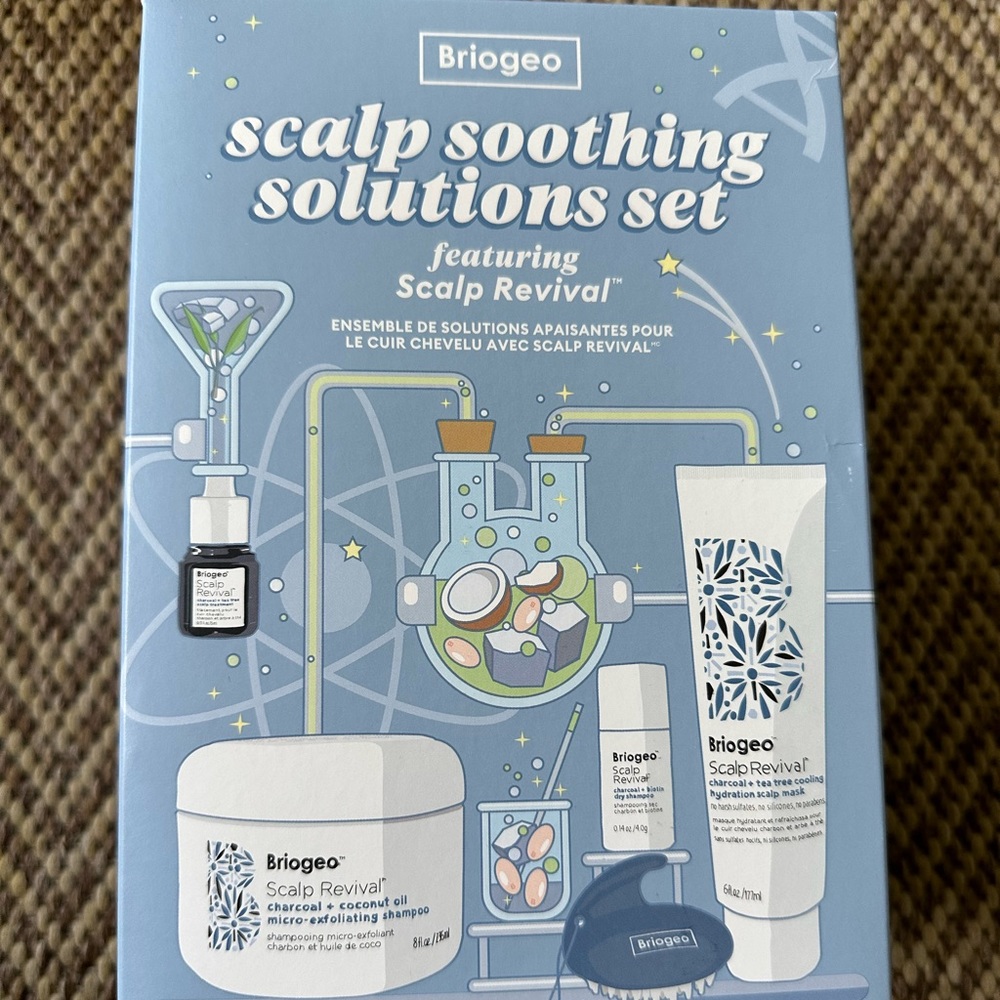 NEW BRIOGEO SCALP SOOTHING TREATMENT KIT